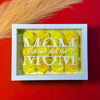 Muttertags-Geschenk "Ich hab dich lieb" Rahmen