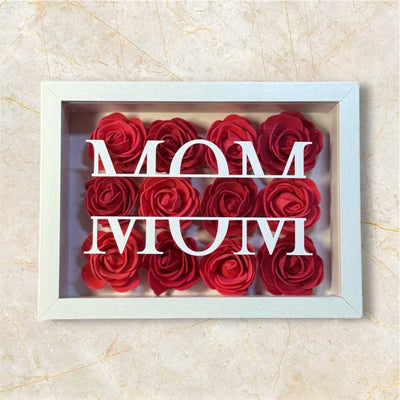 Personalisiertes Rosen Rahmen für die Mama