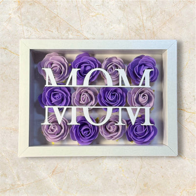 Personalisiertes Rosen Rahmen für die Mama