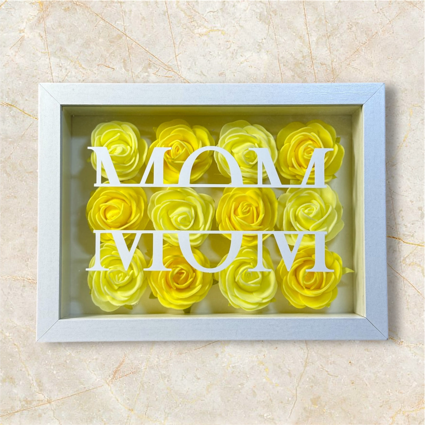 Personalisiertes Rosen Rahmen für die Mama
